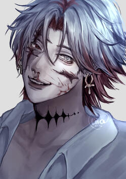 Bust up male